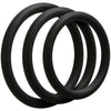 Doc Johnson OptiMALE 3 C Ring Set Thin Cock Ring Set