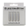 ElectraStim Electro Sex Toy - 4 x Long Self Adhesive Pads - 1.5cm x 7.5cm