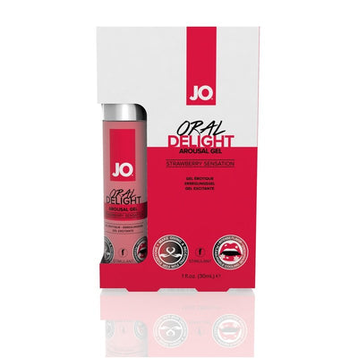 System Jo JO Oral Delight Oral Sex Aid - Strawberry Sensation 1oz/30ml