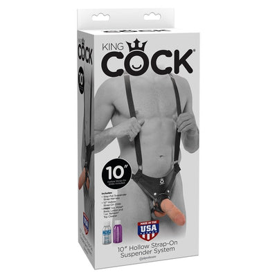 Pipedream 10-Inch Hollow Strap-On Dildo Suspender System