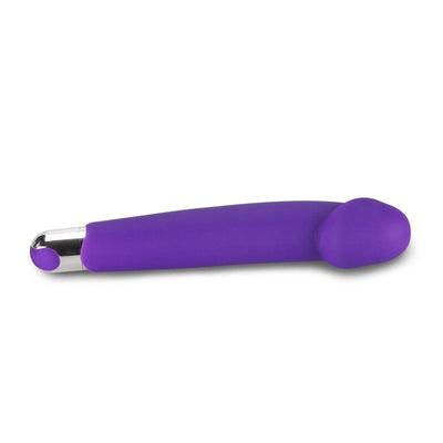 Randy Fox - Rechargeable Purple Pleasers II - Silicone Vibrator With Removable Bullet