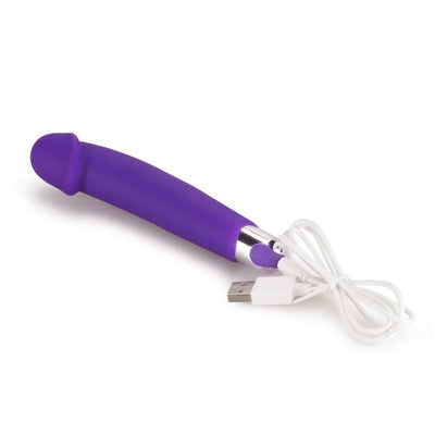 Randy Fox - Rechargeable Purple Pleasers II - Silicone Vibrator With Removable Bullet