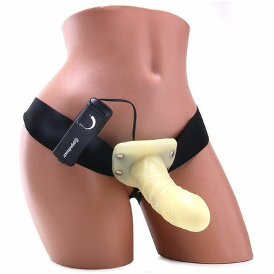 PipeDream Fetish Fantasy Vibrating Hollow Strap On for Him or Her