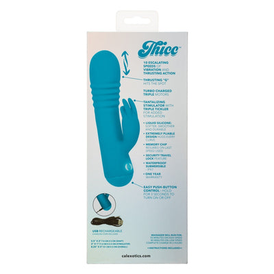 Cal Exotics - Thicc Chubby Thrusting Tickler - Rabbit Vibrator