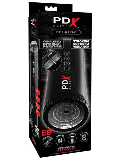 PDX Elite - Moto Blower Rechargeable Thrusting Action Masturbator