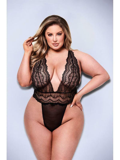 Baci Sexy Deep V Lace Teddy