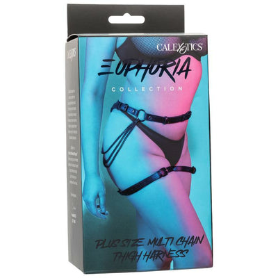 Calexotics Euphoria Collection Plus Size Multi Chain Thigh Harness