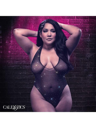 Calexotics Radiance Plus Size Deep V Body Suit