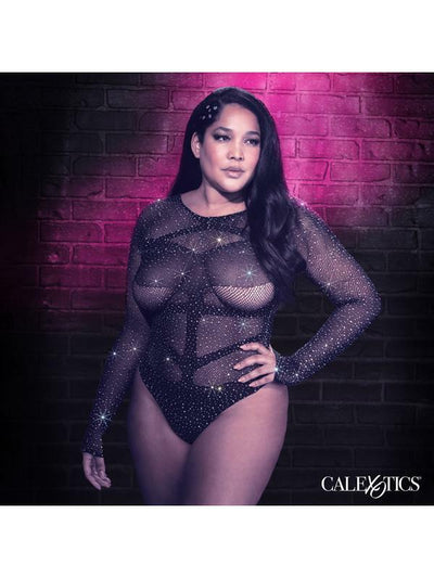 Calexotics Radiance Plus Size Long Sleeve Body Suit