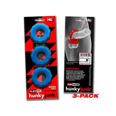 Hunkyjunk Oxballs Super Huj 3-Pack Cockrings