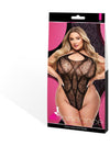 Lapdance Lingerie Criss Cross Lace Teddy - Queen