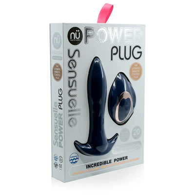 Novel Creations NU Sensuelle Power Plug 20F Remote Controlled Butt Plug