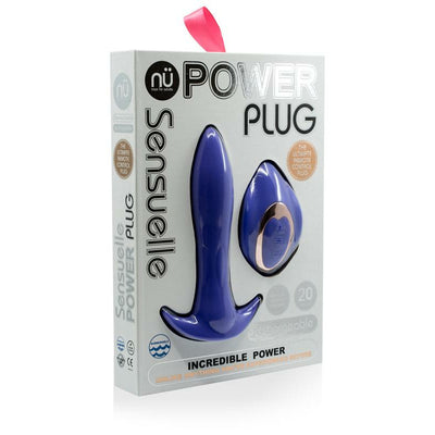 Novel Creations NU Sensuelle Power Plug 20F Remote Controlled Butt Plug