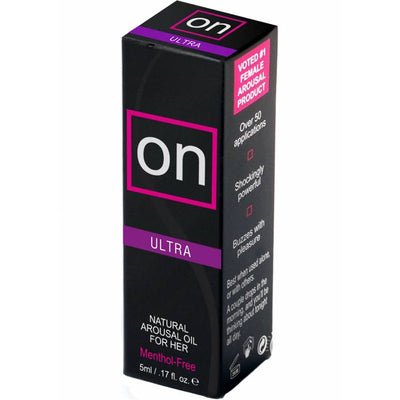 Sensuva ON For Her Ultra 5ml Bottle Oil Based Lubricant