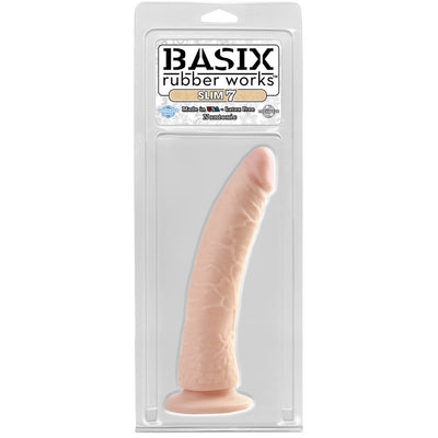 PipeDream Basix 7 Inch Slim O-Ring Strap-On Dildo