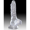 Pipedream King Cock Clear 6 inch with Balls