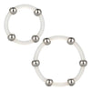 Cal Exotics Steel Beaded Silicone Ring Set